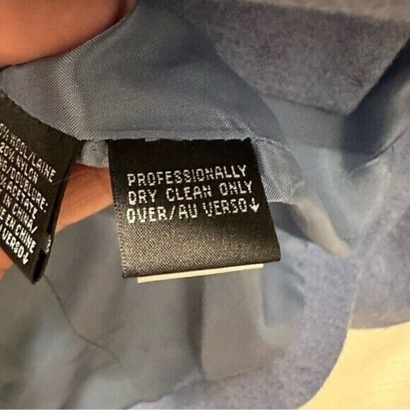 Dana Buchanan Wool Work Blazer Blue Women’s Size 8 - Picture 8 of 10